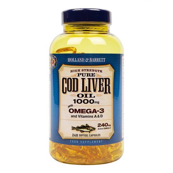 Holland and Barrett Cod Liver Oil 240mg